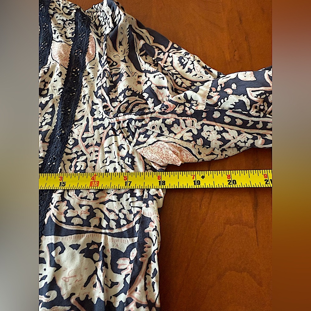 Anthropologie | Tiny Caviana Patterned Long Sleeve Shirtdress XS - Picture 13 of 14